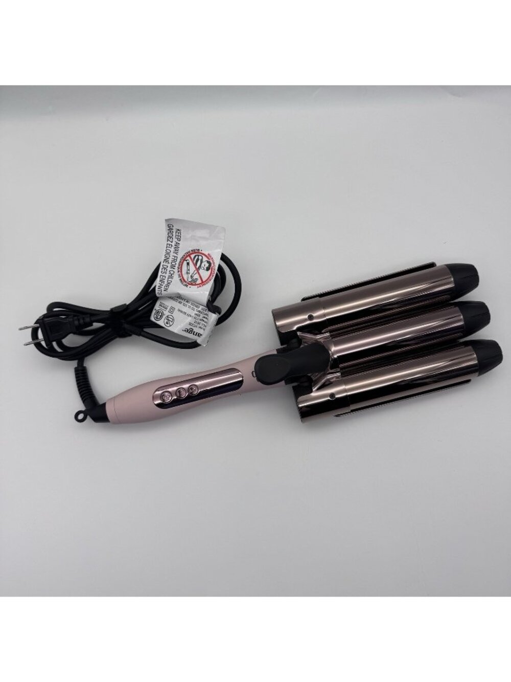 Lange Hair Le Tridente Titanium Triple Barrel Waving Iron Model: HT232 Pink